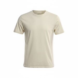 J.Crew Mens Garment Dyed Relaxed Fit T-Shirt Ivory - Medium